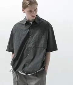 SLICK クラシックミニチェックドローストリングシャツ
