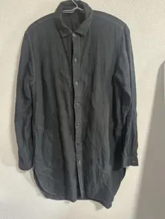 リネン　ロングシャツ