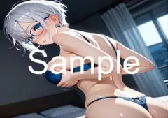 A4サイズアートポスター 1点もの 美女ポスター最高品質 E-J-４４