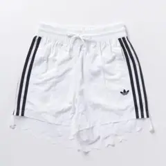 【タグ付き新品】レース トリム スリーストライプス ショーツ