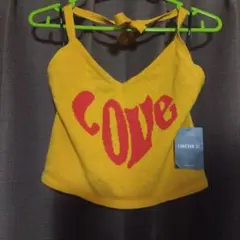 FOREVER 21 ニットビスチェ イエロー 新品タグ付き