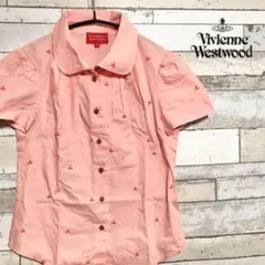 VivienneWestwood RedLabel 美品 総柄 ロゴ 刺繍シャツ