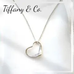 Tiffanyu0026.Co ティファニー オープンハート ネックレス M シルバー