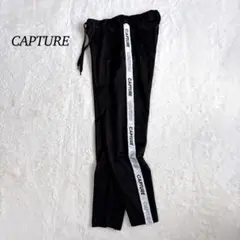 CAPTUREキャプチャ ジャージパンツ L サイドライン ブランドロ ドロスト