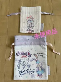 【未使用品】ステラルー 巾着袋 2枚セット(大・小)ディズニーシー