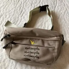 Mark Gonzales ベージュ ボディバッグ