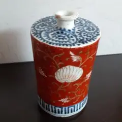 古伊万里 金彩花唐草蝋燭徳利