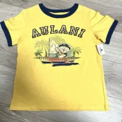 AULANI イエロー Tシャツ S アウラニ　ハワイ　ダッフィー