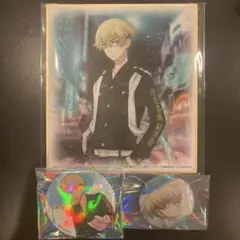 東京リベンジャーズ　松野千冬　缶バッジ　色紙　東リべ