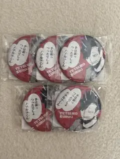 黒尾鉄朗 オールスター缶バッジ ゴミ捨て場の決戦　5個セット