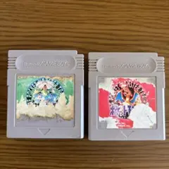 GB ポケモン 動作未確認 赤 レッド 緑　グリーン レトロゲーム