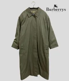 BURBERRY ステンカラーコート 12long カーキ 80年代 ビンテージ