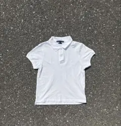 00's Ralph Lauren ホワイトポロシャツ