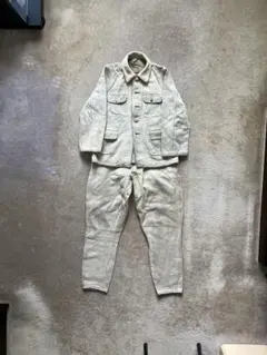 国民服 甲号 上下揃い セットアップ 軍服 日本軍 陸軍 戦前 ミリタリー 襤褸 国民服 甲号 上下揃い セットアップ 軍服 日本軍 陸軍 戦前