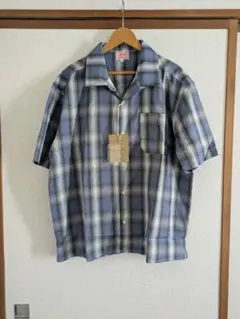 新品 BIGMIKE ビッグマイク オンブレチェック半袖シャツ