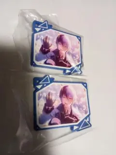 あんスタ　プロセカ　コラボ　セガ　ラッキーくじ　ラバーキーホルダー　青柳冬弥