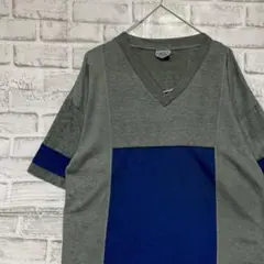 USA製90sヴィンテージTシャツ！シングルステッチ　グレー半袖古着　L728