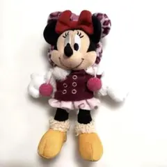 東京ディズニーリゾート ミニー ヒョウ柄 ぬいぐるみ ぬいば ファンキャップ