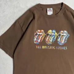 00s ローリングストーンズ　ベロマーク　オフィシャルtシャツ　サイケ