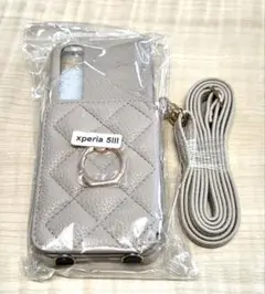 xperia 5iii キルティング ショルダーケース