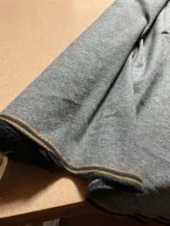 綿☆コットン☆グレー色☆ハンドメイド☆幅123→2m