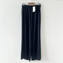 新品✨ドゥーズィエムクラス　 SILK SATIN イージーパンツ　ネイビー