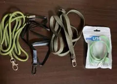 スマートフォン　スマホ　ショルダーストラップ　ストラップのみ　3点　おまけつき