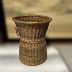 アジアン エスニック ラタン ゴミ箱 くず入れ