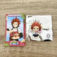 ヒロアカ スイパラ 海の家 切島鋭児郎 ヘアクリップ 特典 ミニカード