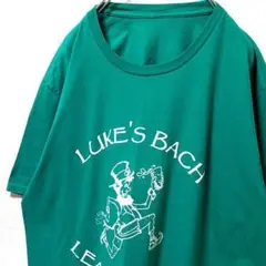 ルークスバッハリープデイ2020 ロゴ Tシャツ グリーン 緑 古着