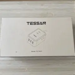 TESSAN TS-708-C USB付き電源タップ