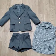 男の子 スーツ(オリバーハウス、BeBe) セット 美品