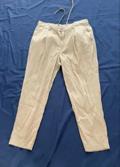 メンズユナイテッドアローズベージュ ストレートクロップドパンツ Mサイズ
