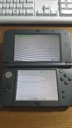 new3dsll メタリックブラック　比較的美品　ジャンク　959XN
