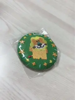 たべっ子どうぶつ ガチャガチャ 刺繍缶バッジ ライオン らいおん