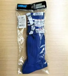 MINE ジュニア サッカーストッキング 16-18cm 309T 青/白