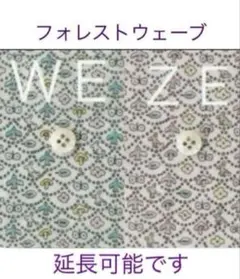匿名セール♪2枚 1m＊ＷＥ☆ＺＥ♡リバティフォレストウェーブ ミナペルホネン