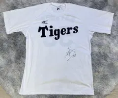 阪神タイガース 実支給品 ウォームアップTシャツ 直筆サイン入り