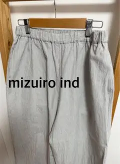 mizuiro indミズイロインド イージーパンツ ストライプ 2023