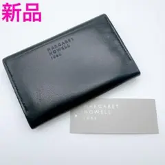 マーガレットハウエルアイデア 名刺入れ ネイビー 新品 レザー 本革カードケース