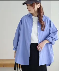 【新品/完売タグ付き】discoat ブロードビッグシャツ