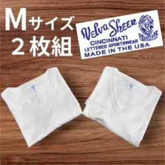 【Velva Sheen】定価５８００円　新品　白　Vネック　Mサイズ　Tシャツ