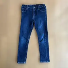 【良品計画】デニムブルー スキニーパンツ 130