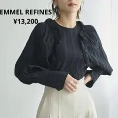 美品◆ ¥13,200 長袖フリルブラウス
