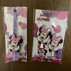 前髪クリップ　ミニー　2種セット