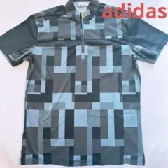 adidas 半袖 ゴルフウェア スポーツウェア メンズ 黒