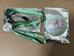 マクロスF ギャラクシーライブ ラッキードロー 缶バッジ ネックストラップ