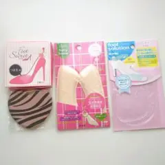【未使用】インソール 靴ずれ防止 フットソリューション かかとクッション