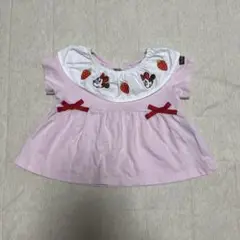 美品　ミコリッド　90cm ミニーマウス　ディズニー　半袖Tシャツ　刺繍　ベビー
