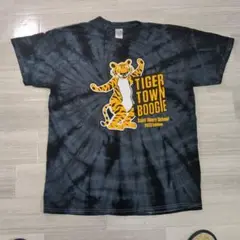 タイダイ Lサイズ 虎 タイガー プリントTシャツ